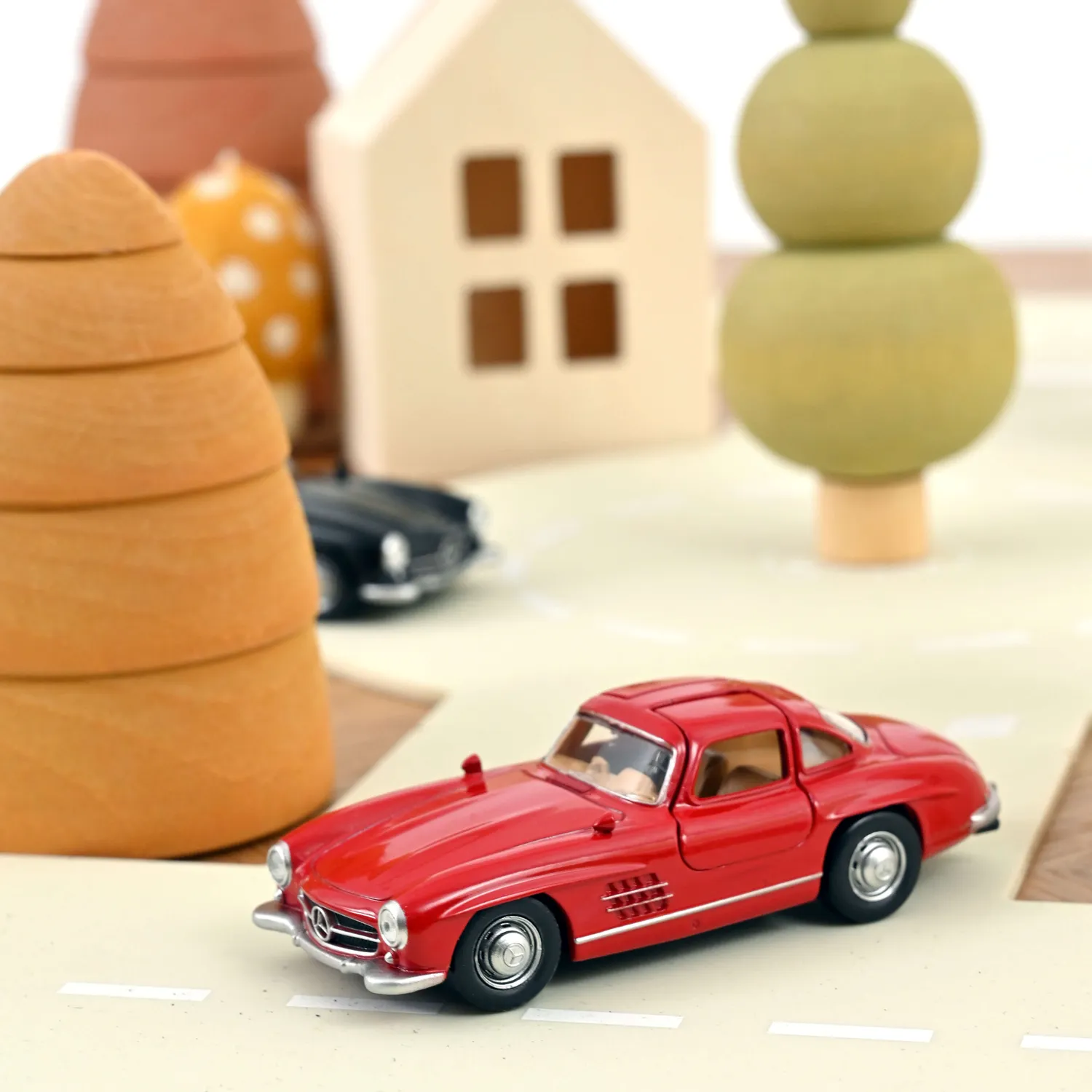 Norev Mercedes 300 SL 1954 Jet-car 1/43 rouge portes papillon