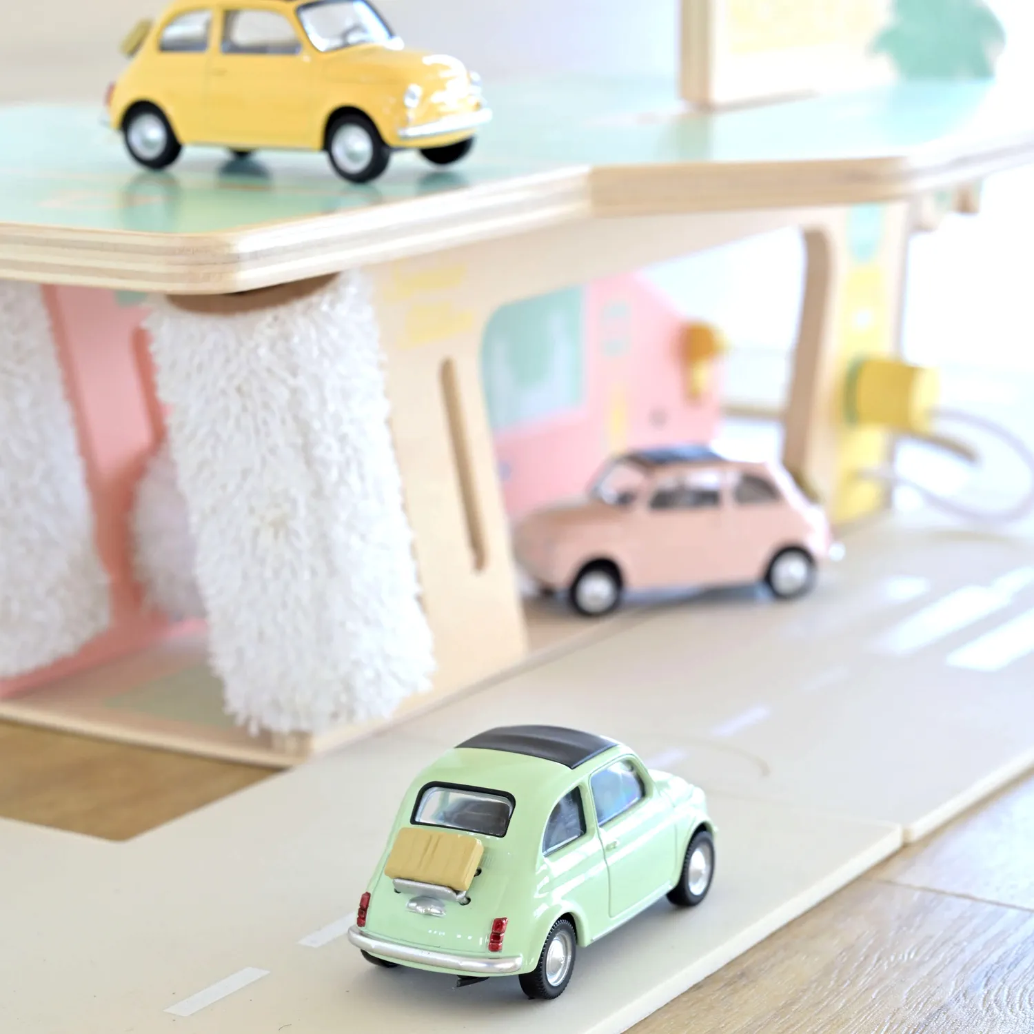 Norev Fiat 500 F 1965 Jet-car 1/43 vert clair