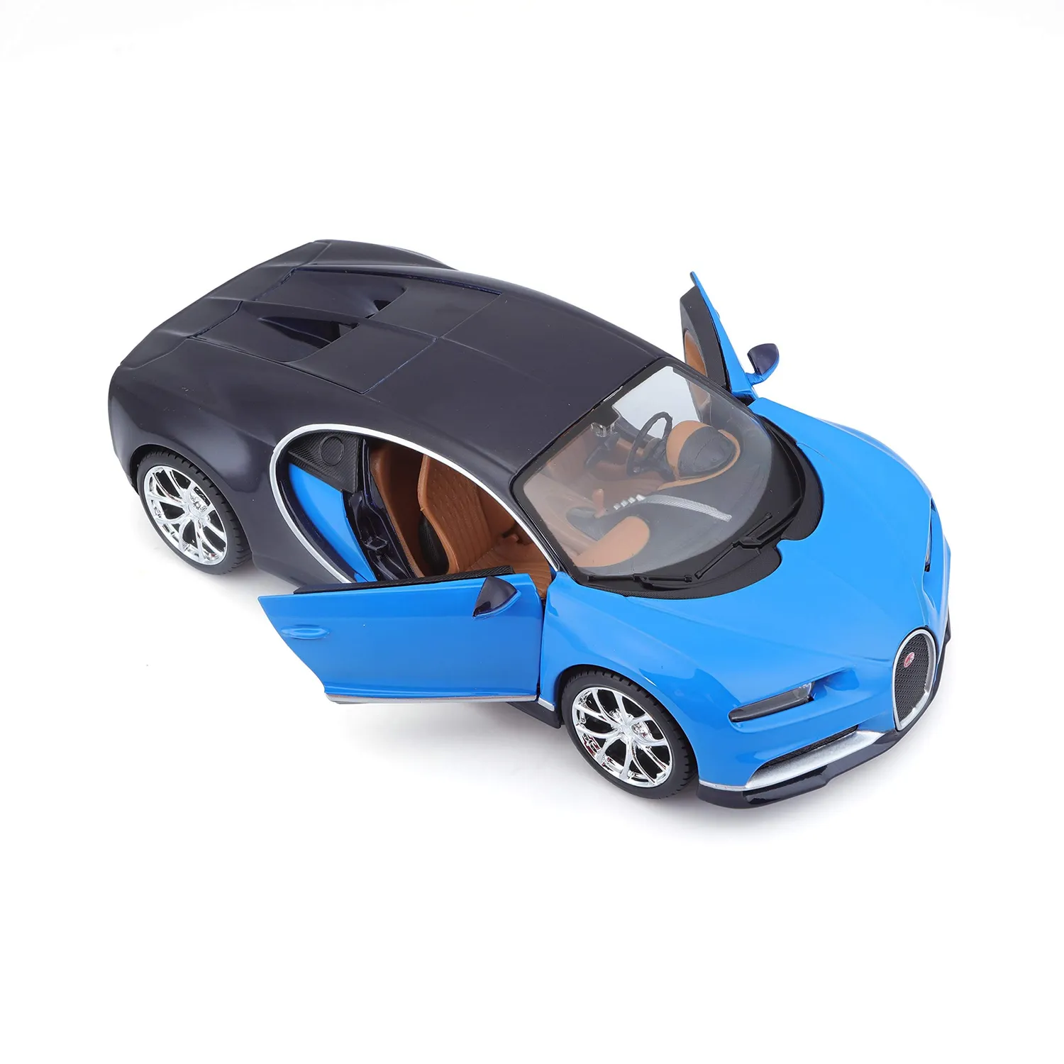 Maisto Bugatti Chiron miniature 1/24 bleu aléatoire