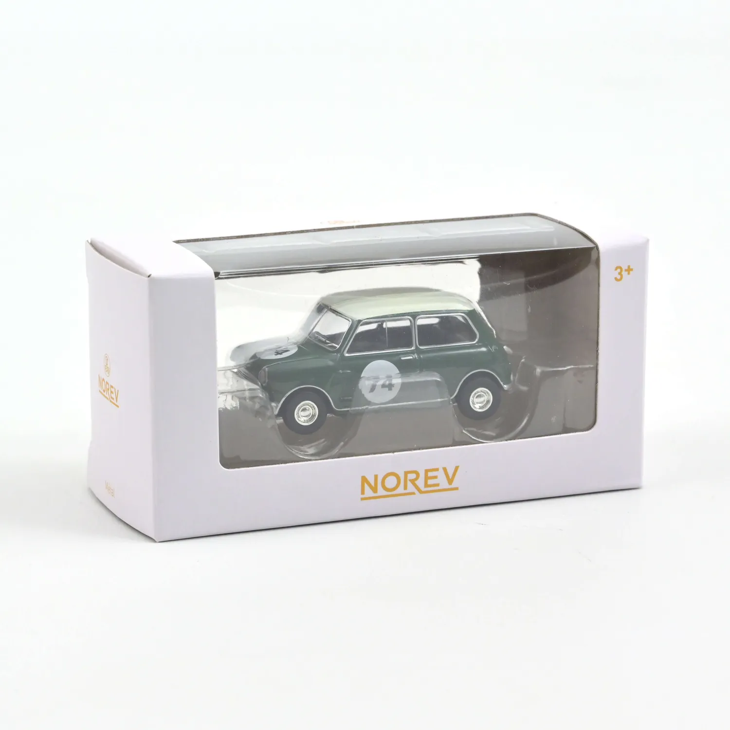 Norev Mini Cooper S 1964 miniature 1/54 verte n°74