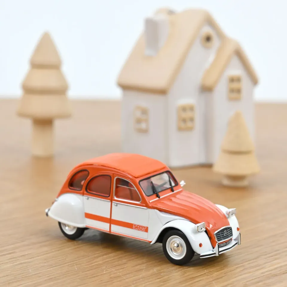 Norev Citroën 2CV Spot 1976 Miniature 1/43 Bicolore