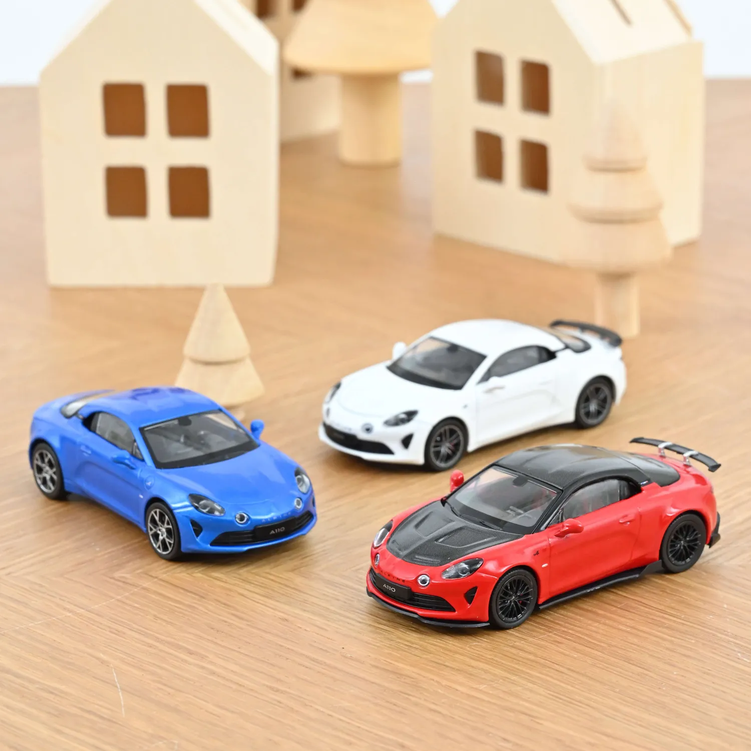 Norev Alpine A110 2025 coffret 1/43 Bleu Blanc Rouge 3 pcs
