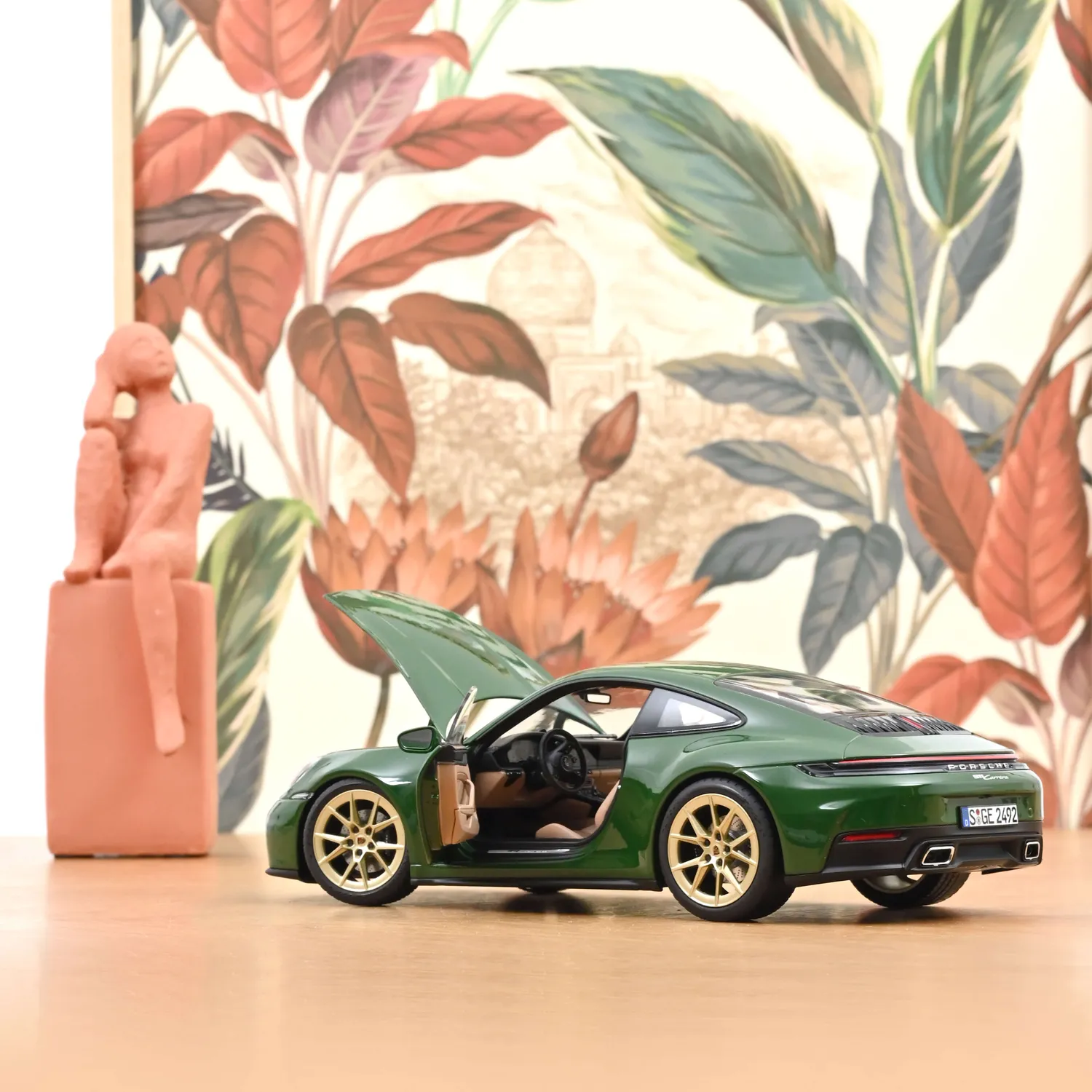 Norev Porsche 911 Carrera 2025 miniature 1/18 vert irlandais 200 pcs