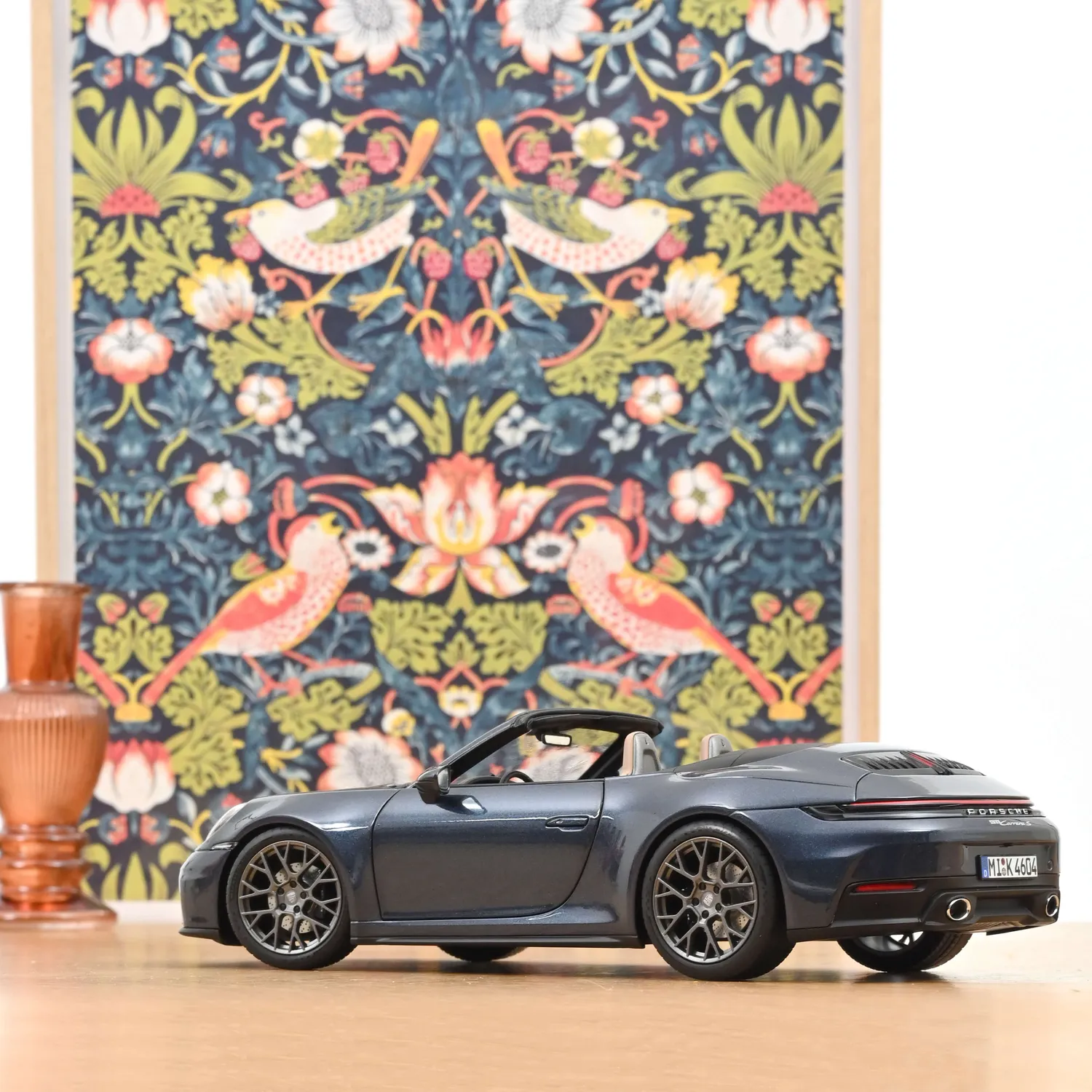 Norev Porsche 911 Carrera S Cabriolet 2025 miniature 1/18 bleu