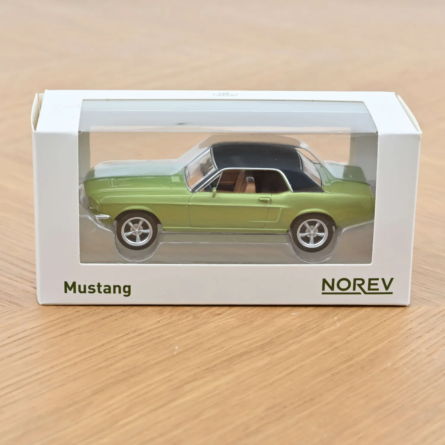 Norev Jet-car Ford Mustang Coupé 1968 miniature 1/43 vert