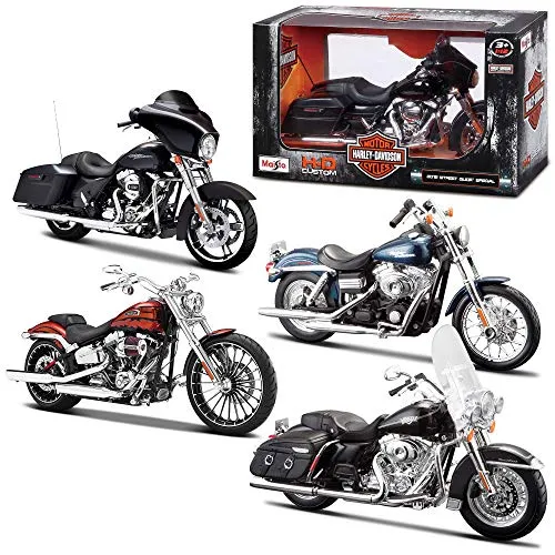 Maisto 1/12 Harley-Davidson moto miniature modèle aléatoire métal