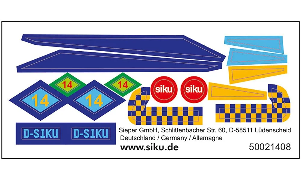 Siku Super 1101 Avion sportif miniature 8 cm multicolore