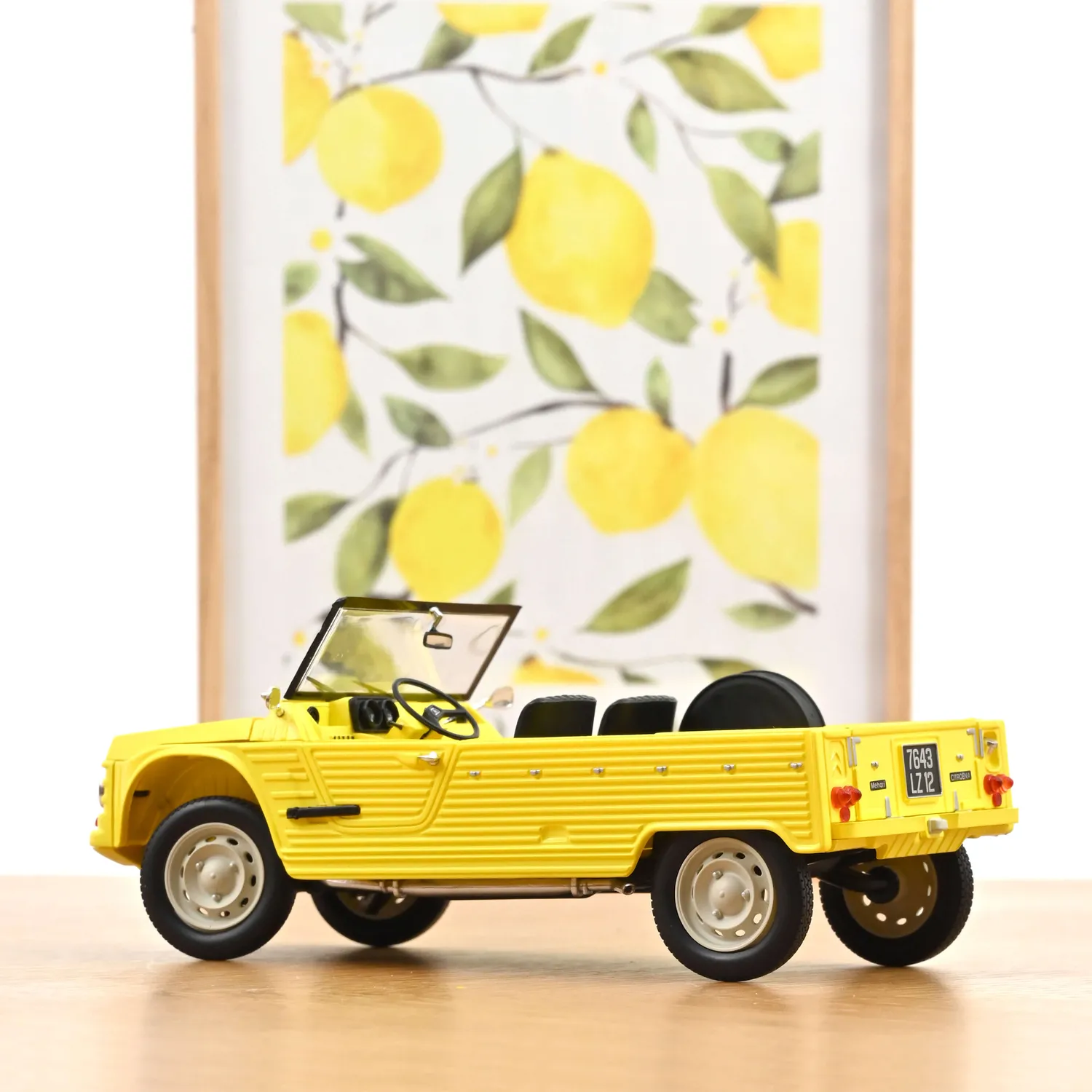 Norev Citroen Mehari 1983 voiture miniature 1/18 jaune