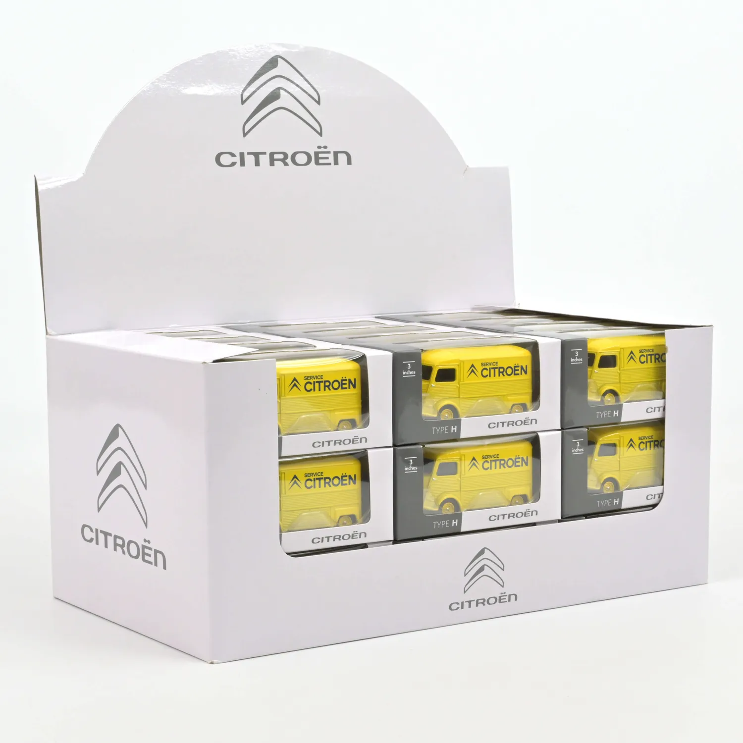Norev Citroën Type H 1970 voiture miniature 1/58 jaune display
