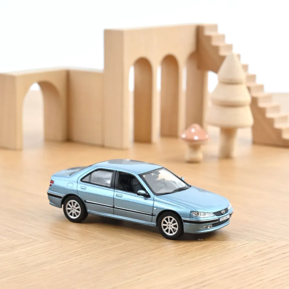 Norev Peugeot 406 2002 miniature 1/43 bleu Samarkand