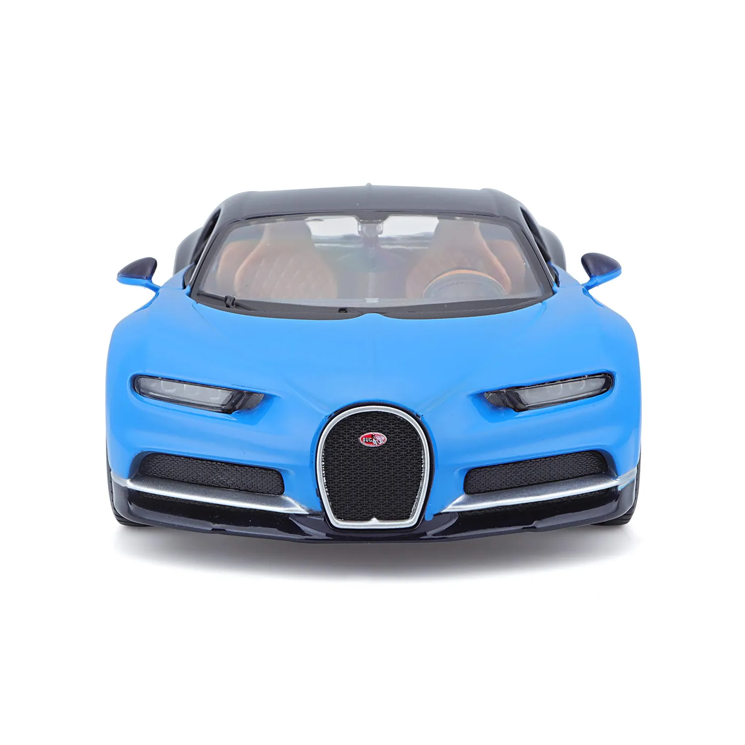 Maisto Bugatti Chiron miniature 1/24 bleu aléatoire