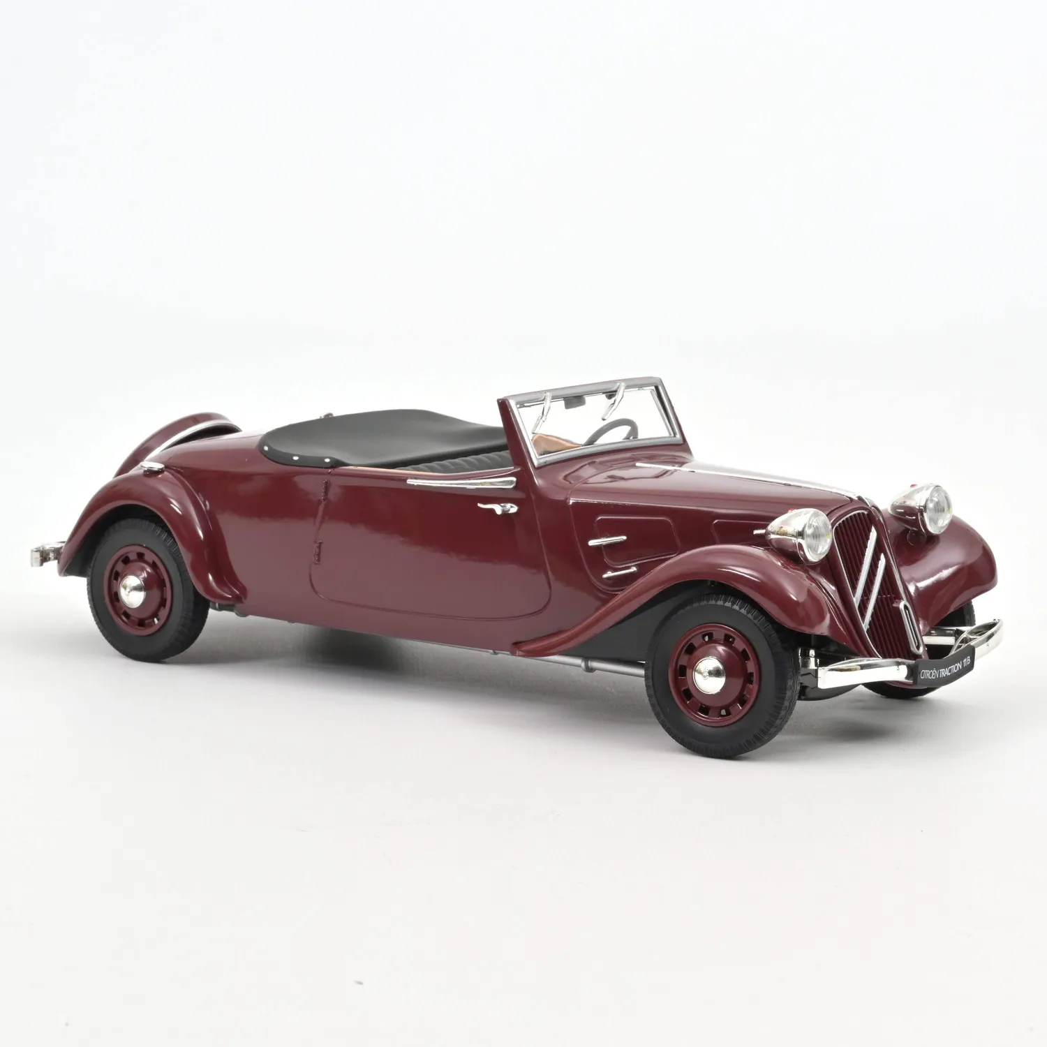 Norev Citroën Traction Cabriolet 1938 miniature 1/18 rouge foncé