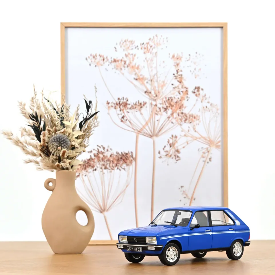 Norev Peugeot 104 S 1981 voiture miniature 1/18 bleu ibis