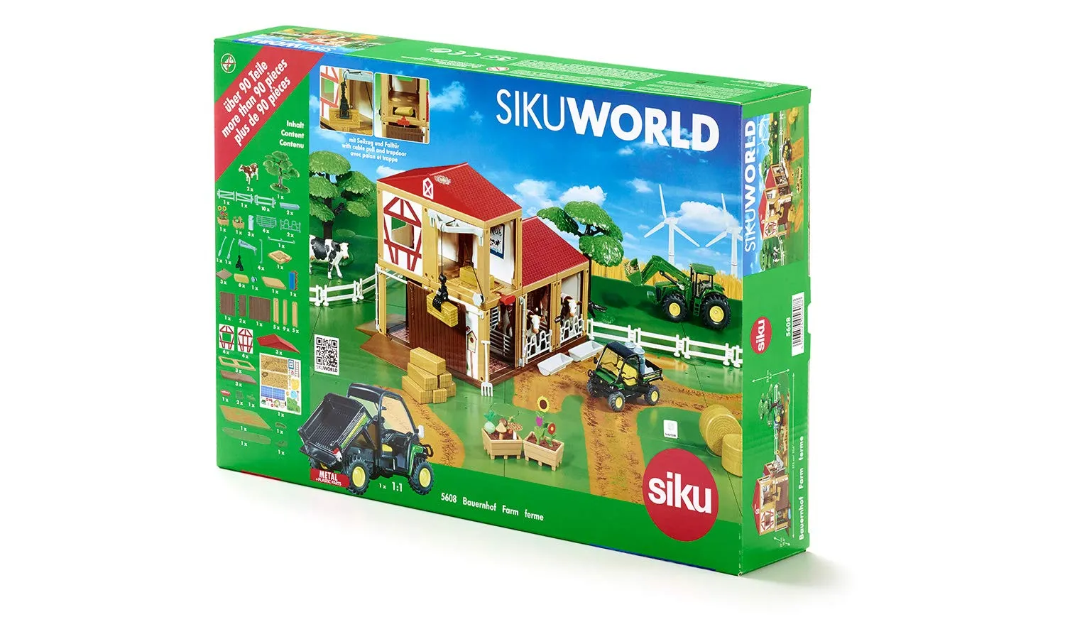 Siku World 5608 ferme miniature avec Gator et vaches