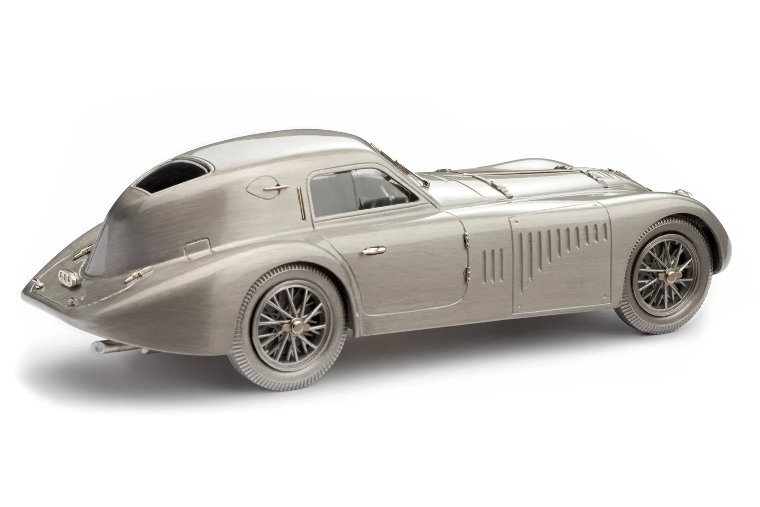 Alfa Romeo 8C 2900 B Speciale Le Mans miniature 1/31 argent rouge