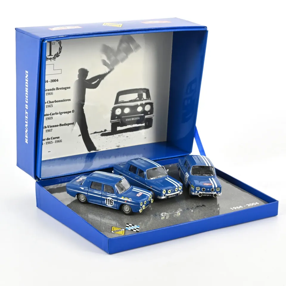Norev Renault 8 Gordini Coffret 40 ans miniature 1/43