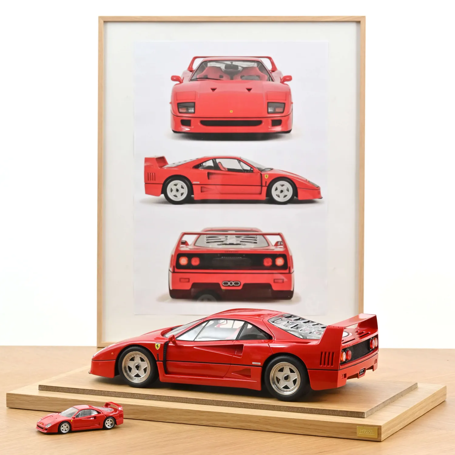 Norev Ferrari F40 1987 voiture miniature 1/12 rouge