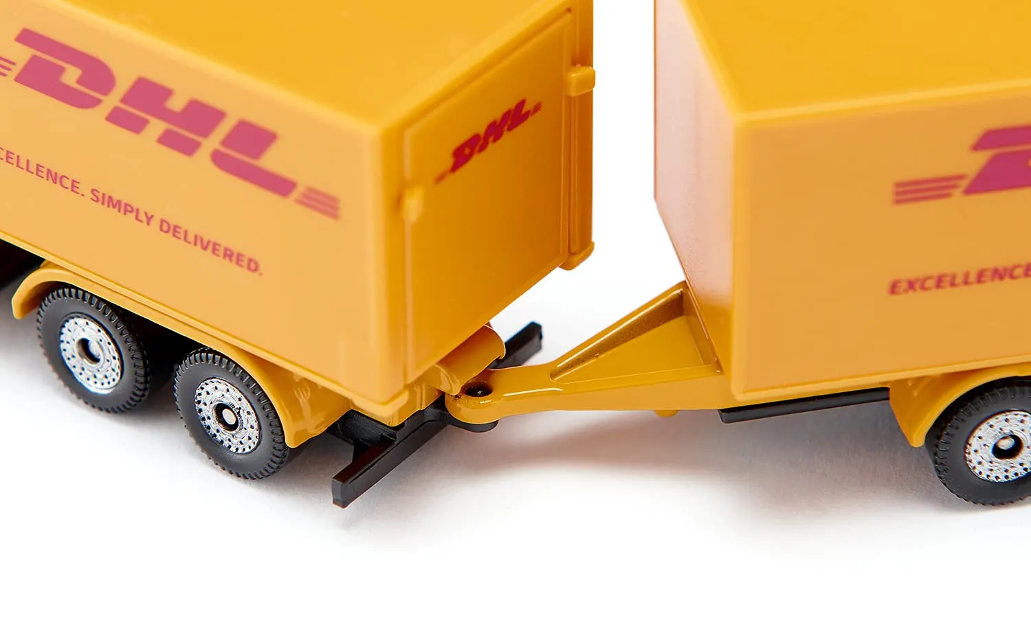 SIKU Super 1694 camion DHL remorque jaune métal