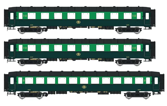 MINIS I2 coffret 3 voitures SNCB Ep.IIIa N