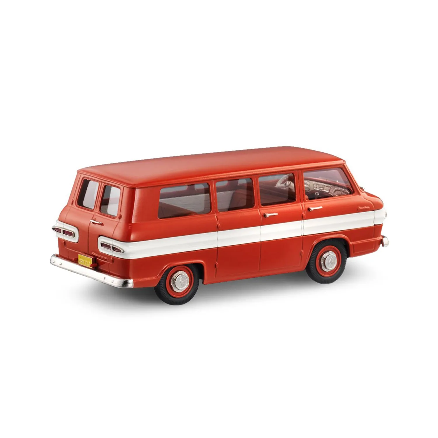 Brooklin BRK 1962 Chevrolet Corvair Greenbrier Sport Wagon miniature rouge