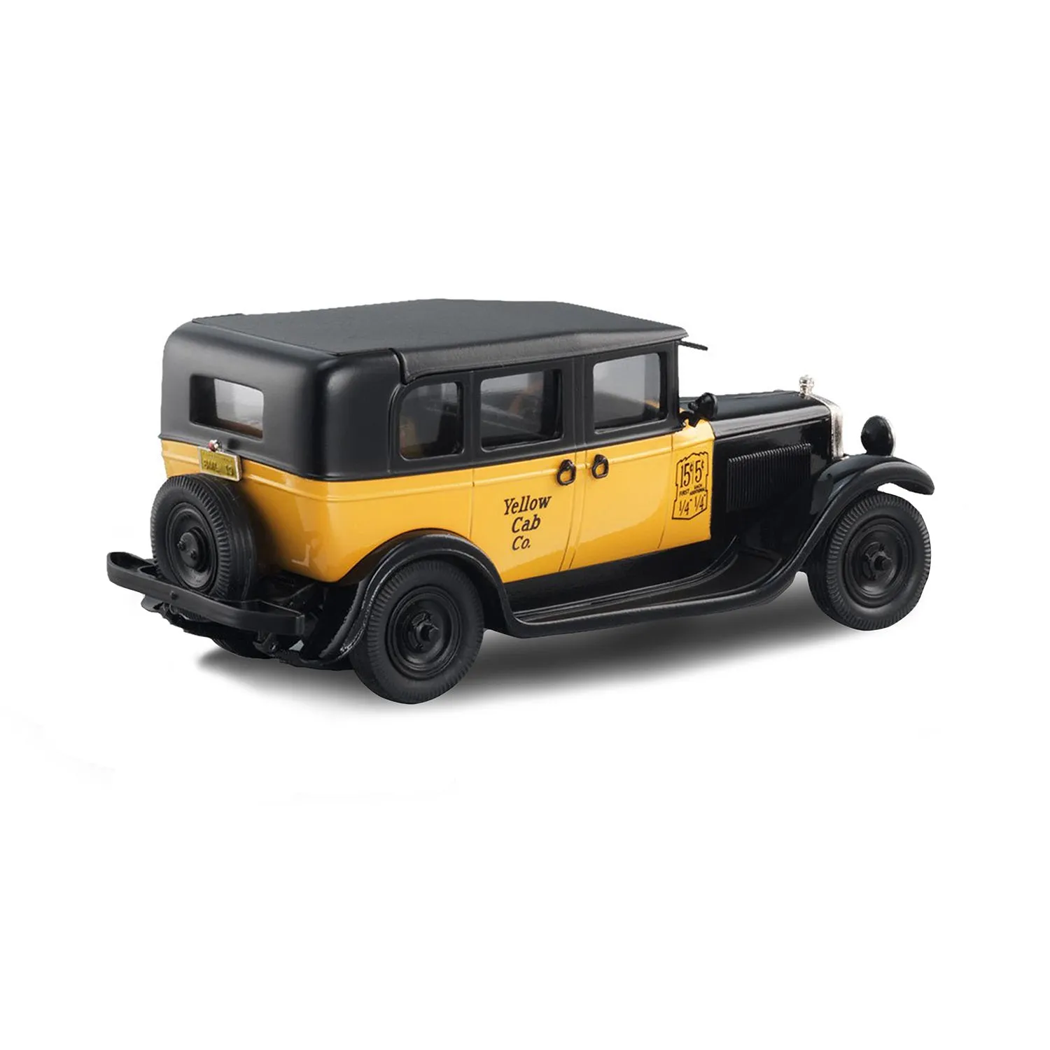 Brooklin BML 1930 GMC Model 6 miniature taxi jaune