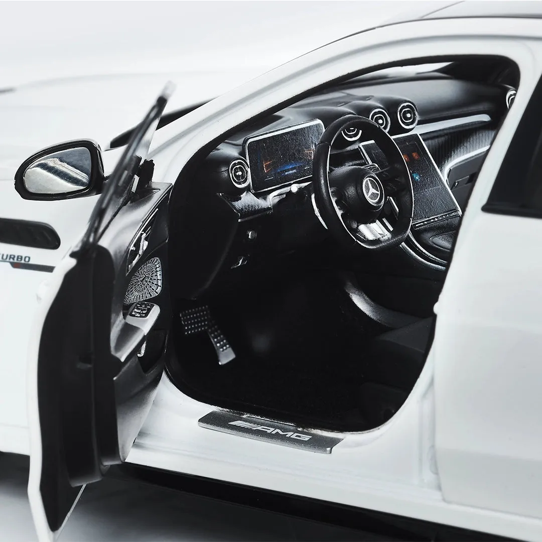 NZG Mercedes-AMG C 63 S miniature 1/18 blanc opalithe