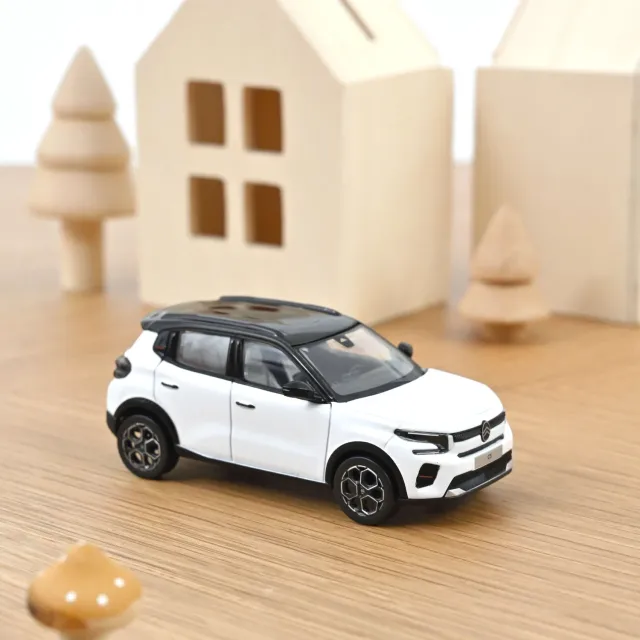 Norev Citroën C3 2024 miniature 1/43 blanc banquise noir