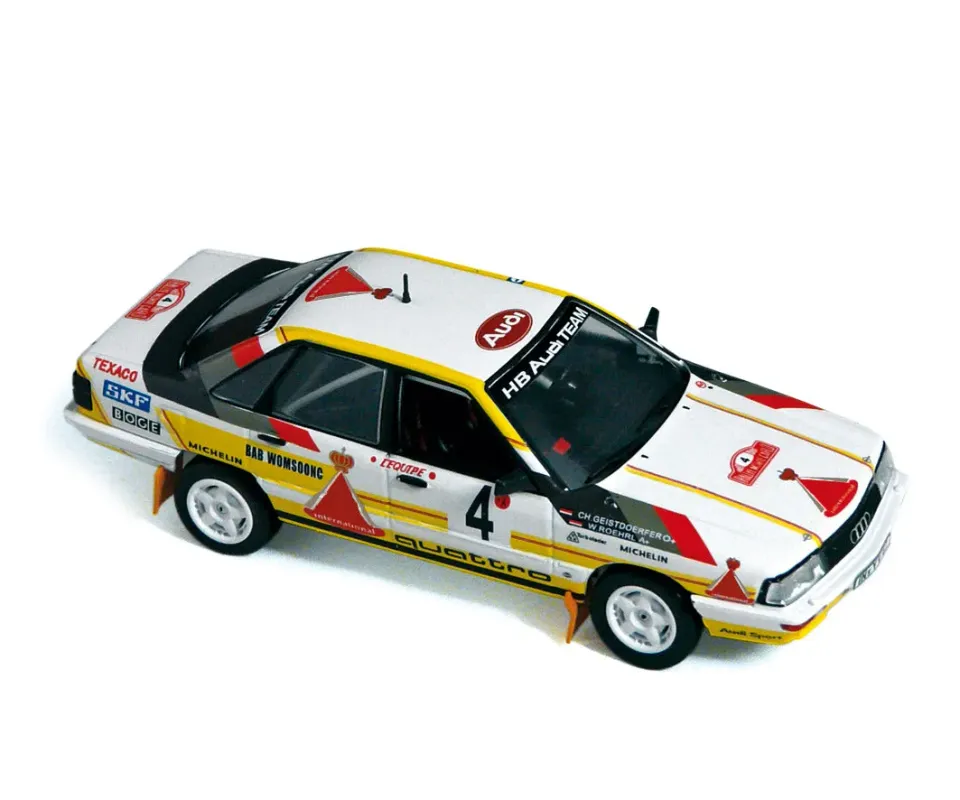 Norev Audi 200 Quattro 1987 miniature 1/43 rallye n°4