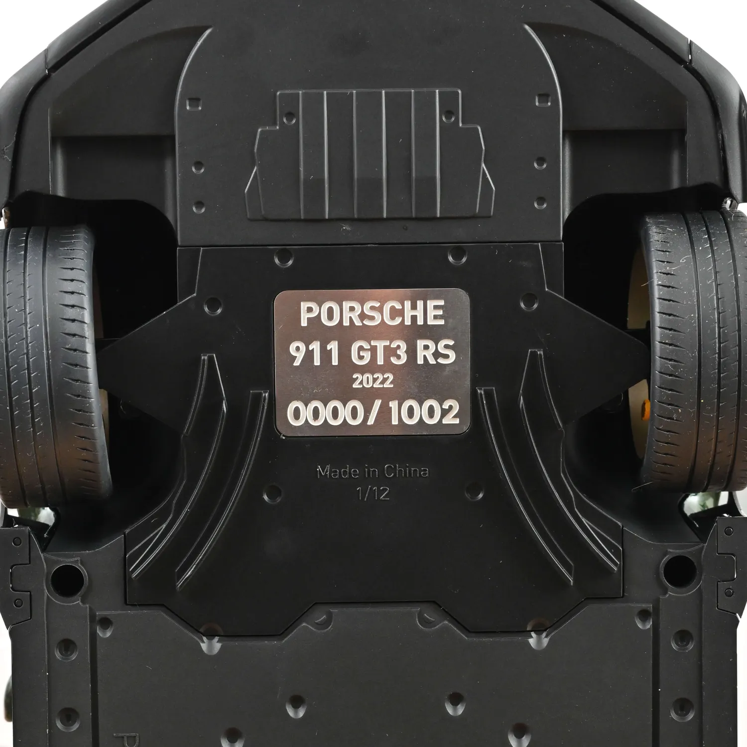 Norev Porsche 911 GT3 RS 2022 miniature 1/12 vert jet noir