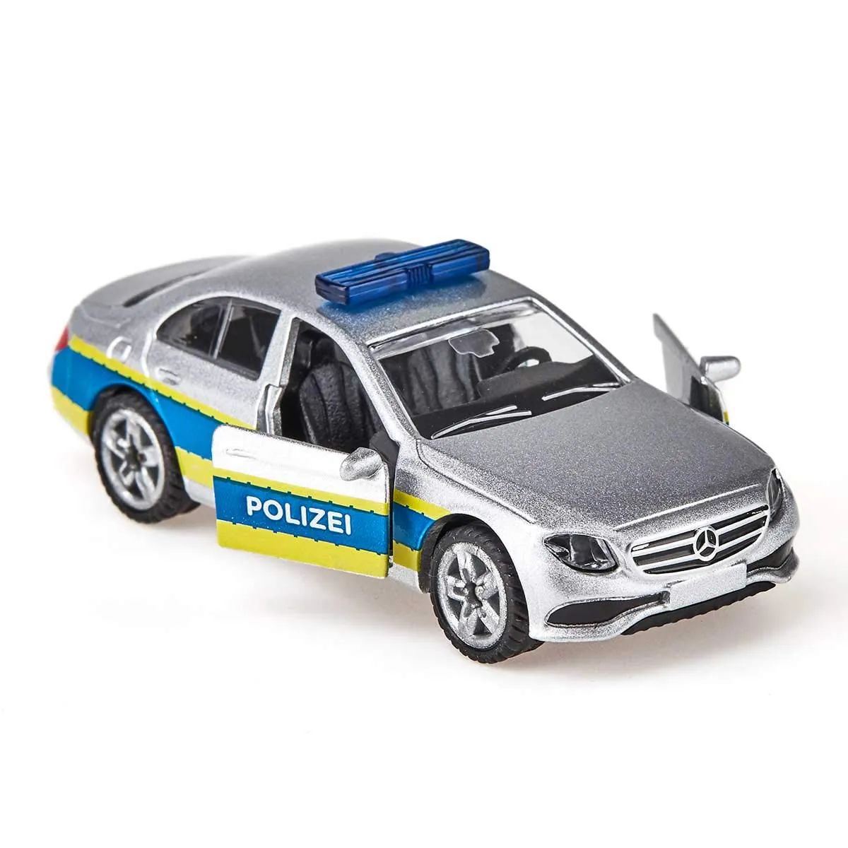 SIKU Super 1504 voiture police argentée portes ouvrables