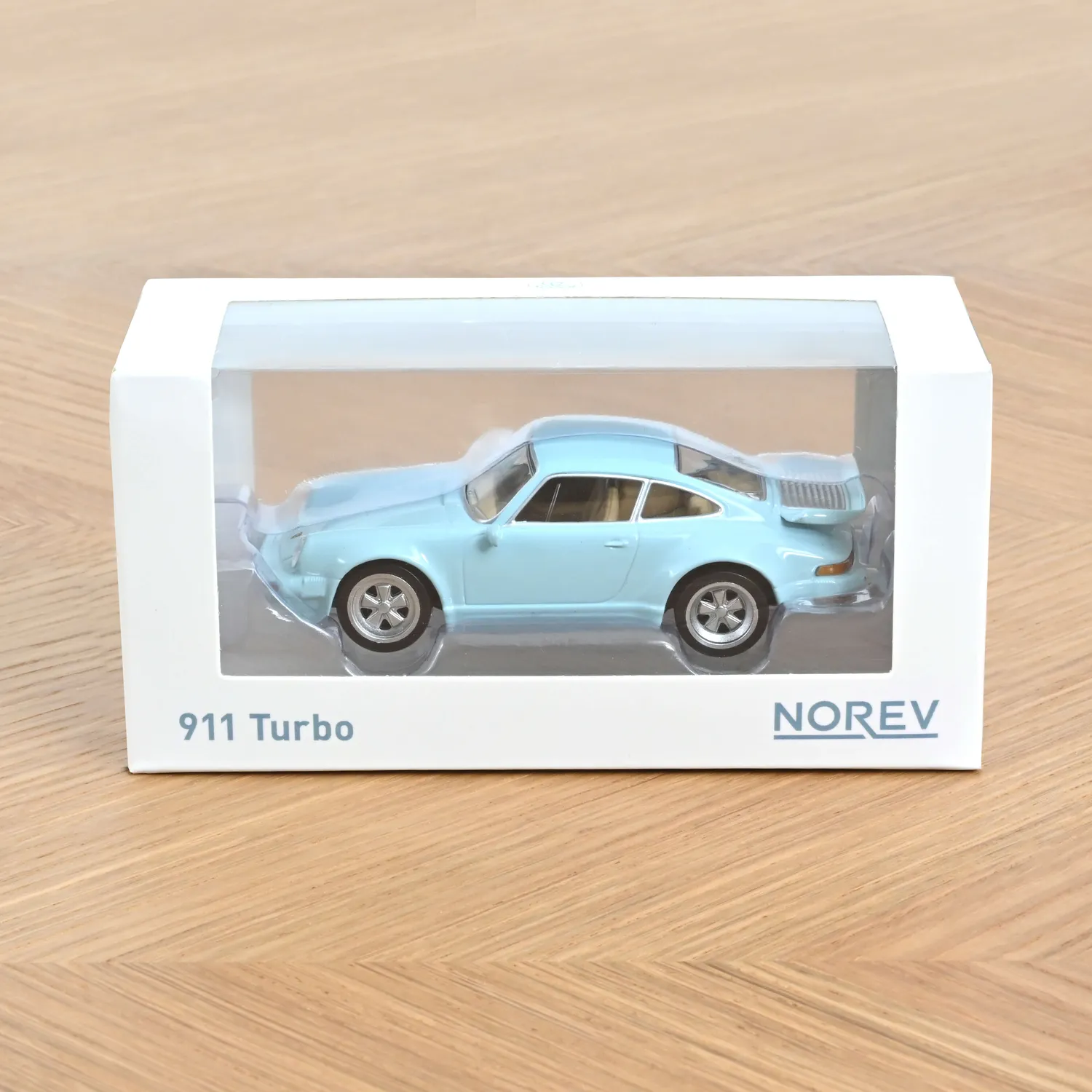 Norev Porsche 911 Turbo 1978 jet-car miniature 1/43 bleu