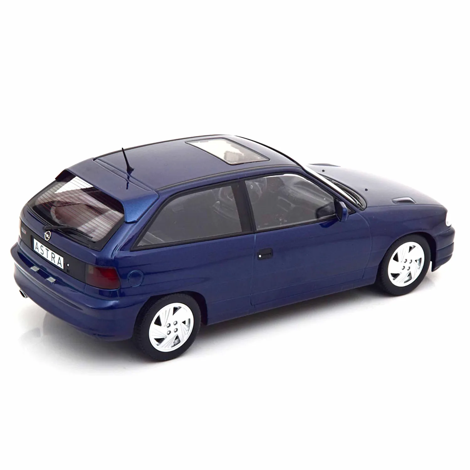 Norev Opel Astra GSi 1992 voiture miniature 1/18 bleu metallise