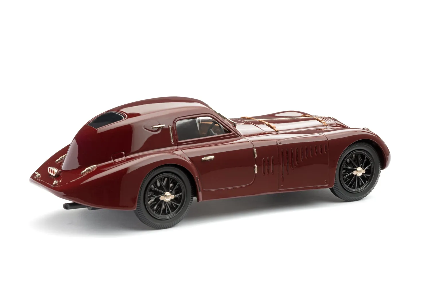 Alfa Romeo 8C 2900 B Speciale Le Mans miniature 1/31 argent rouge