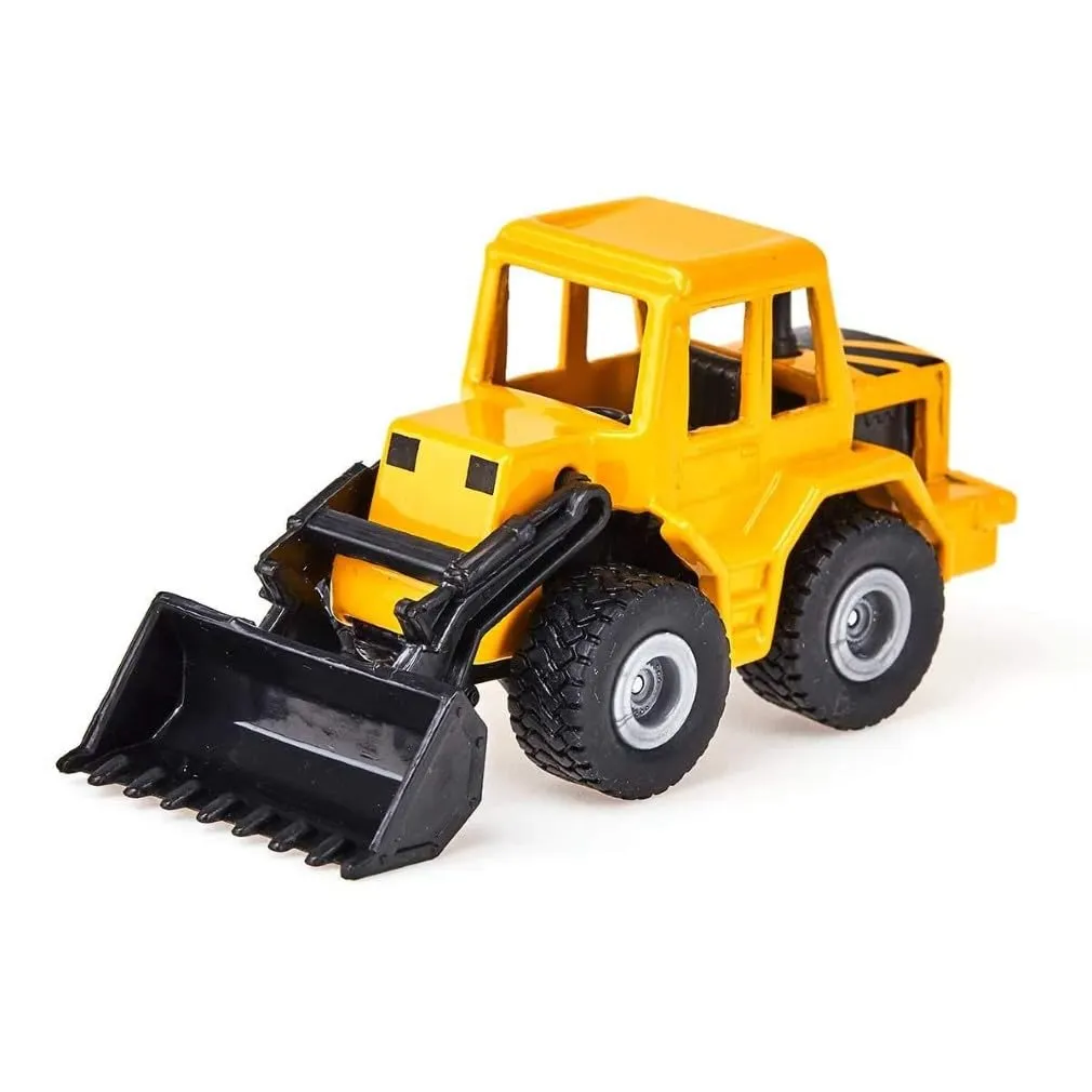 Siku Super 0802 Tracto-Pelle miniature métal 7,7 cm jaune