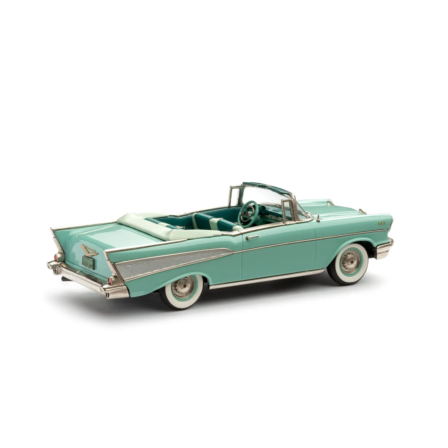 Brooklin 1957 Chevrolet Bel-Air Convertible miniature verte Surf