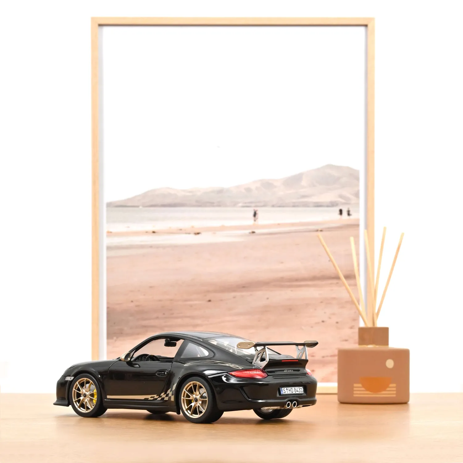 Norev Porsche 911 GT3 RS 2009 miniature 1/18 noir
