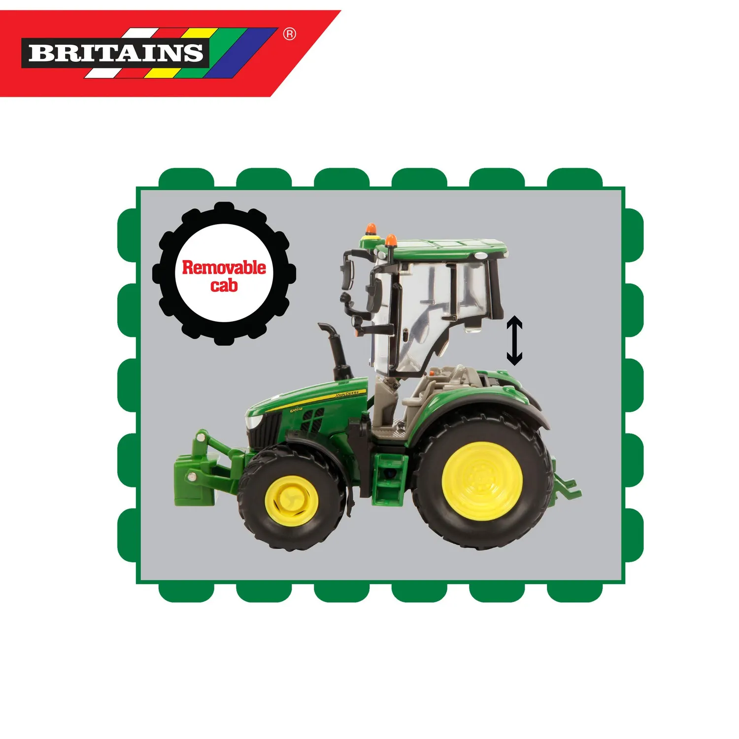 Britains John Deere 6120M tracteur miniature 1/32