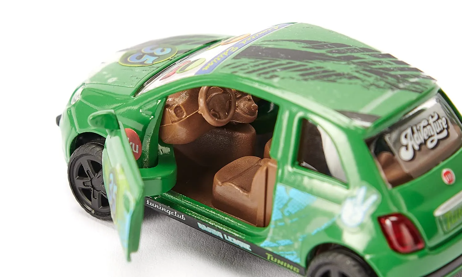 SIKU Style My 6506 Fiat 500 Adventure voiture miniature vert à assembler