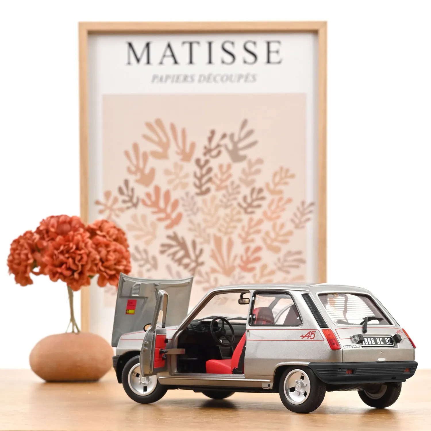 Norev Renault 5 Alpine 1978 miniature 1/18 argent