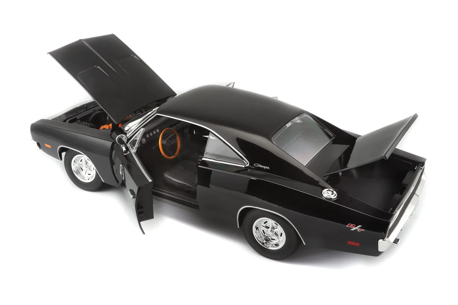 Maisto 531387B Dodge Charger R/T 1969 Voiture 1/18 noire
