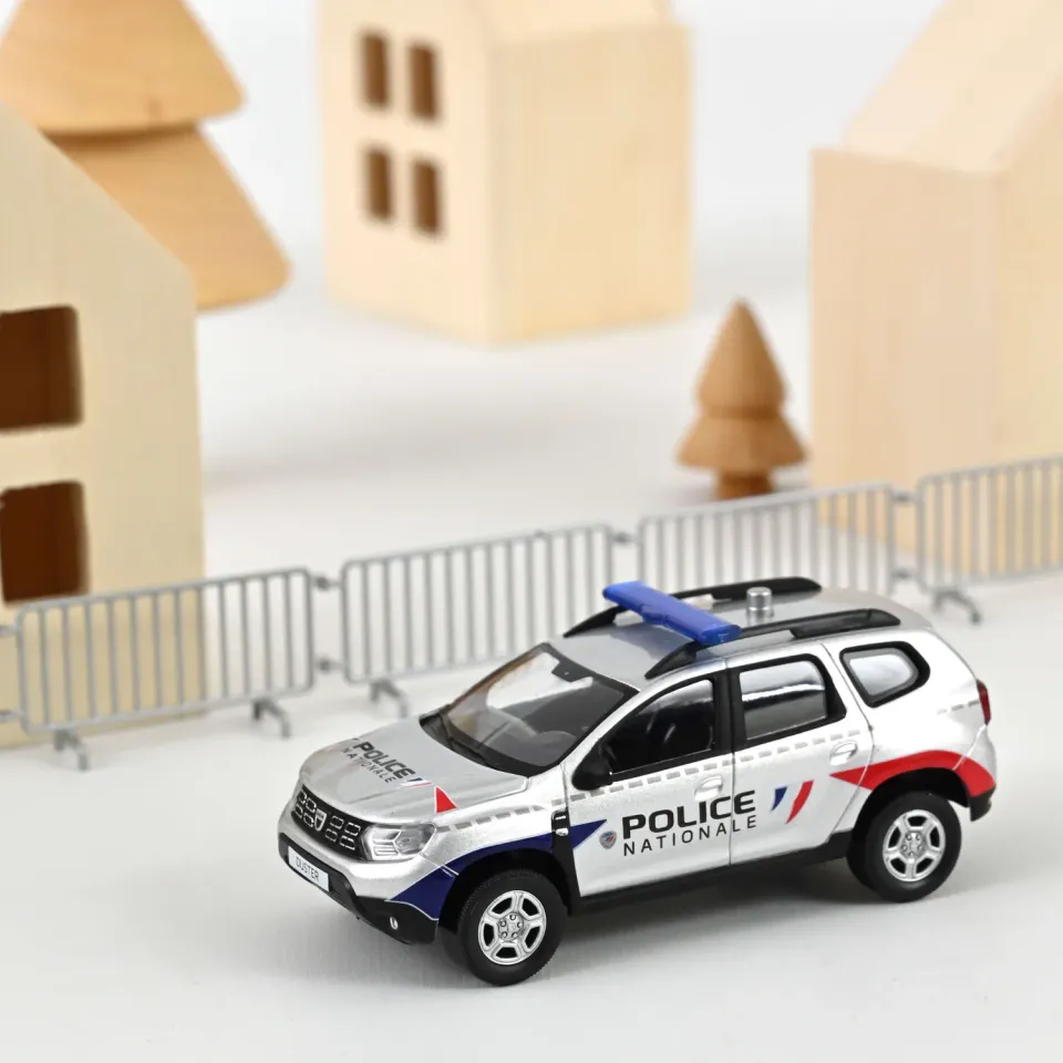 Norev Dacia Duster 2021 miniature 1/43 Police Nationale argent service