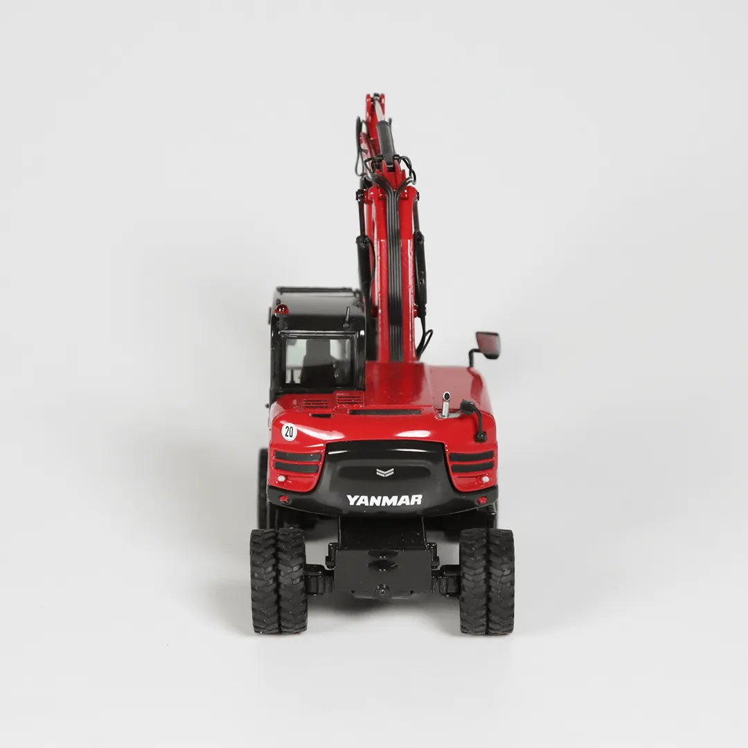 NZG Yanmar B110W pelle sur pneus miniature 1:50