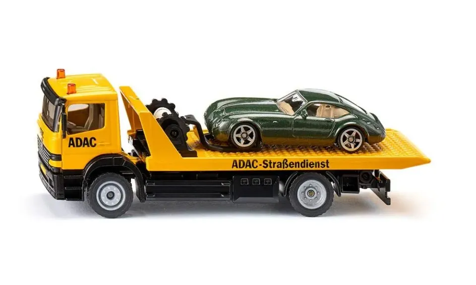 Siku 2712 dépanneuse + voiture miniature 1/55 jaune ADAC