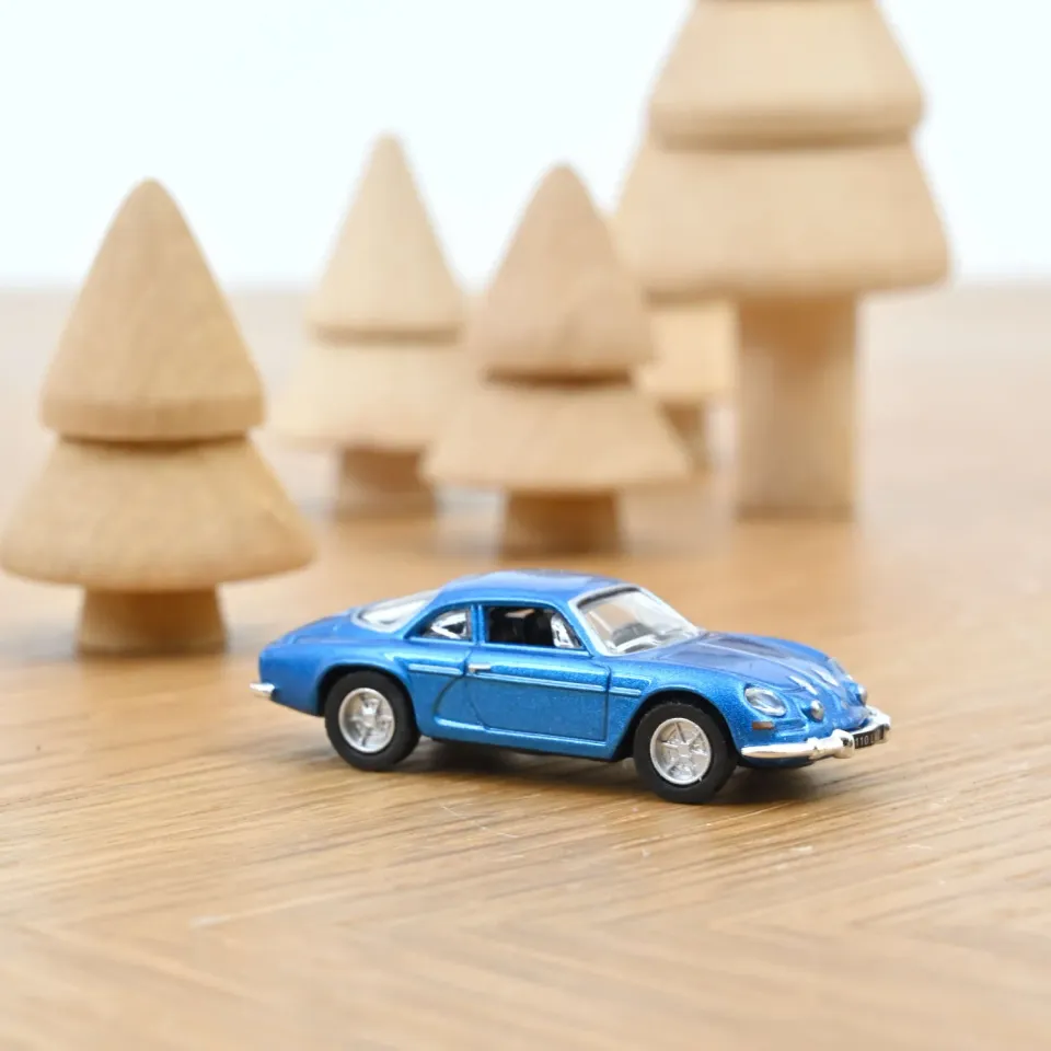 Norev Alpine A110 1973 voiture miniature 1/87 bleu métal