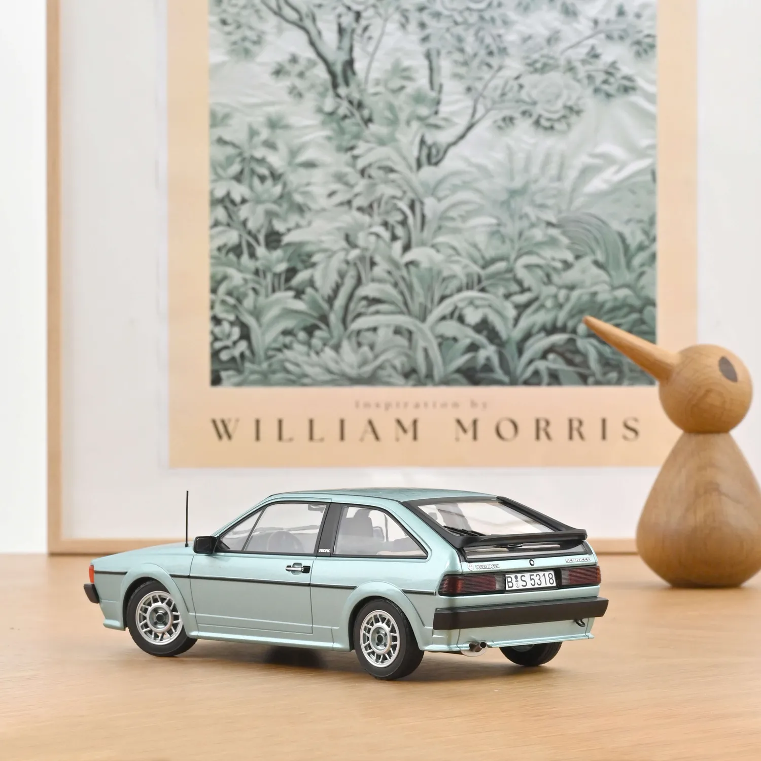 Norev VW Scirocco 1986 miniature 1/18 turquoise 200 pcs