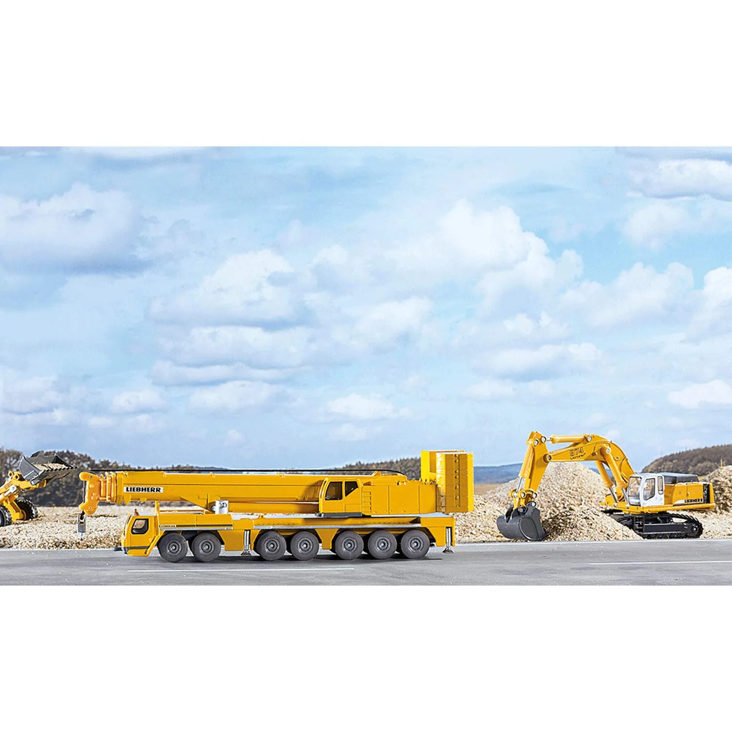 Siku Super 1886 grue mobile Liebherr jaune