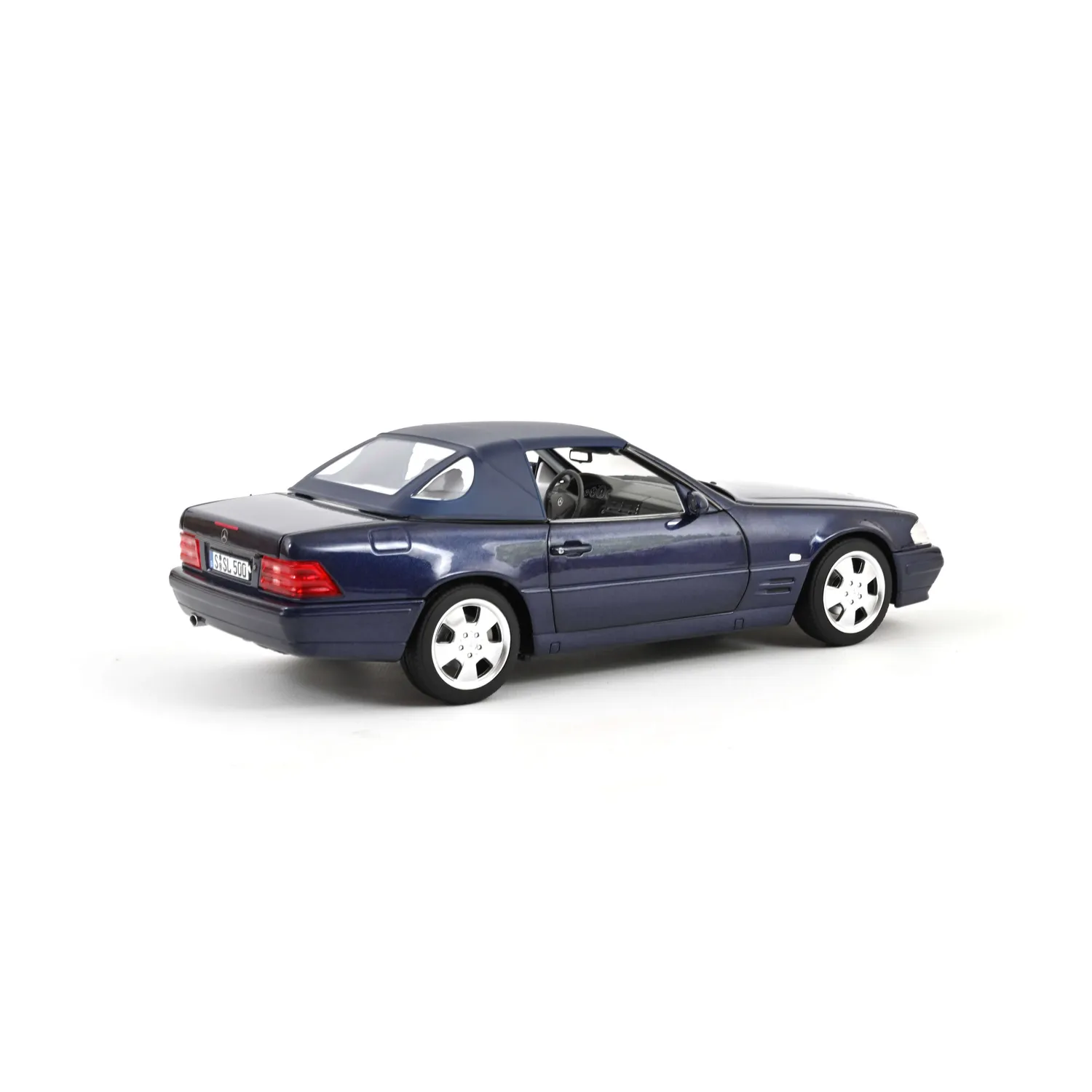 Norev Mercedes-Benz SL 500 1999 miniature 1/18 bleu foncé