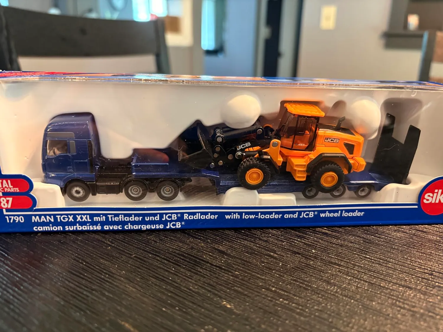 Siku Super 1790 MAN camion surbaissé bleu jaune