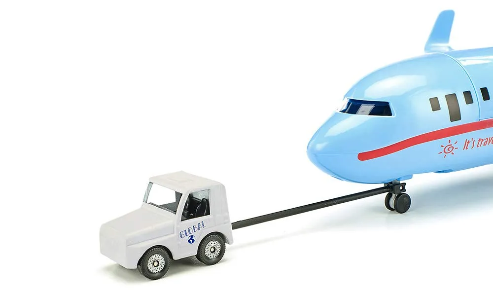 SIKU World 5402 avion de ligne bleu plastique accessoires