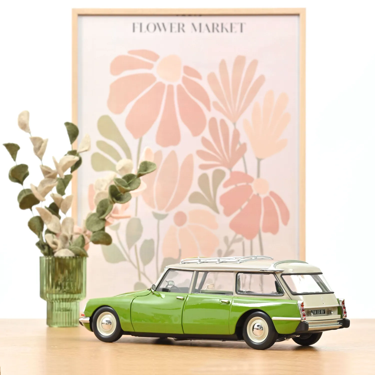 Norev Citroën Break 21 1970 miniature 1/18 vert musciné 200 pcs